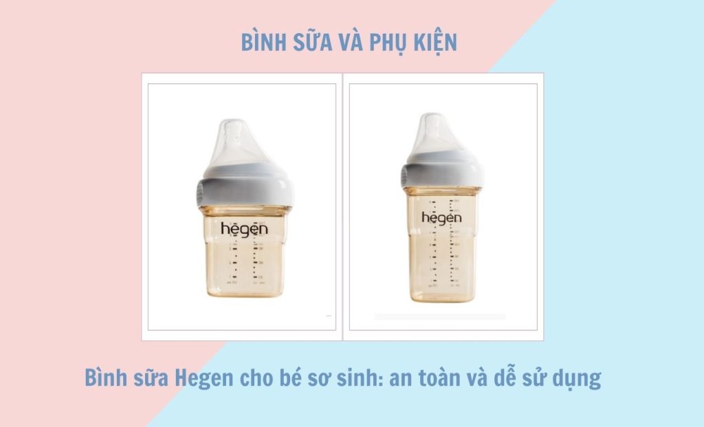 Bình sữa Hegen cho bé sơ sinh