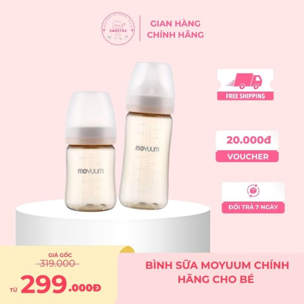 Bình sữa Moyuum chính hãng cho bé