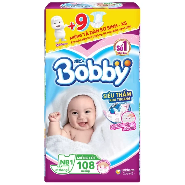 Miếng lót bobby cho trẻ sơ sinh