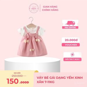Váy yếm cho bé gái