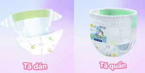 So Sánh Trẻ Sơ Sinh Nên Dùng Tã Dán Hay Bỉm Quần