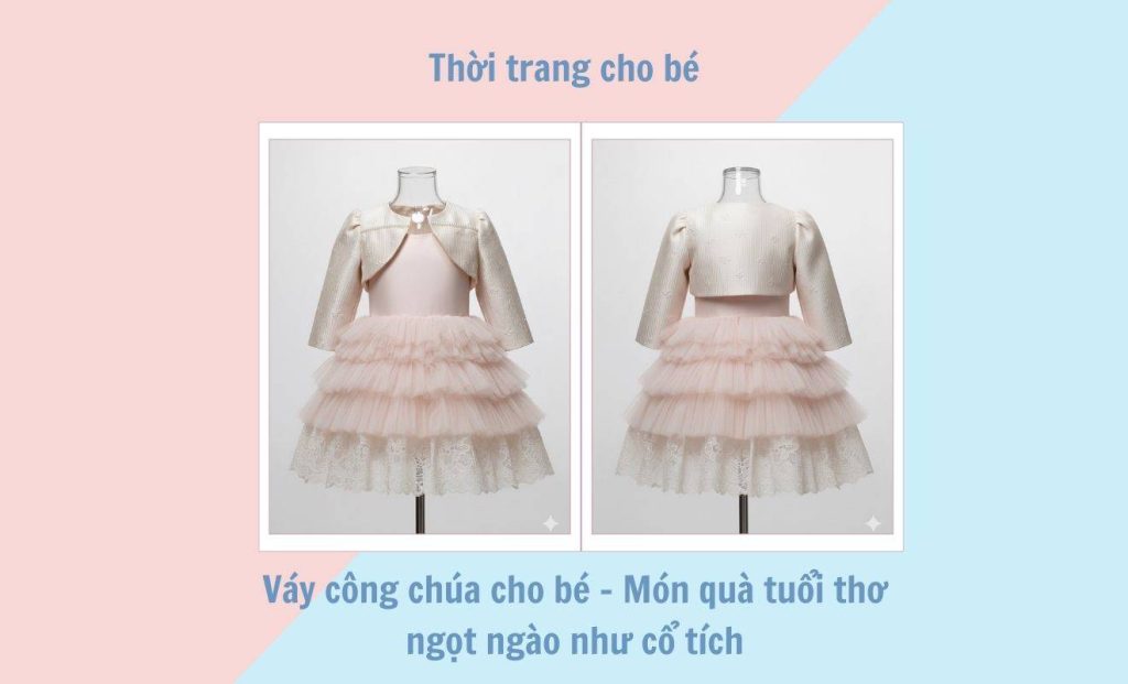 váy công chúa cho bé